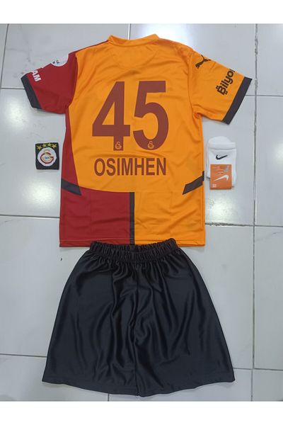 Marka Extra Galatasara'Y- 2024.2025 Season Partial Children's Football Jersey 4Th Set V.Osi̇mhen 45