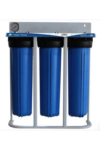 Generic Jumbo filter for overhead tanks, triple blue filter,