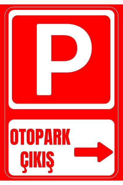 Girl Power 35 X 50 Car Parking Exit Right Direction Direction Warning Sign 3 mm Foil Printing on Dekota