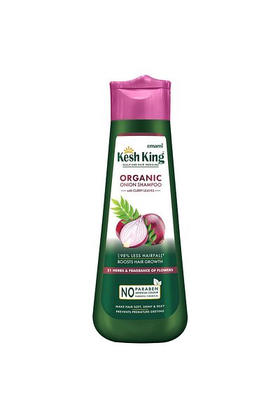 kesh king Ayurvedic Onion Shampoo with 21 Herbs, Reduces Hairfall & Boost Hair Growth, 300ml