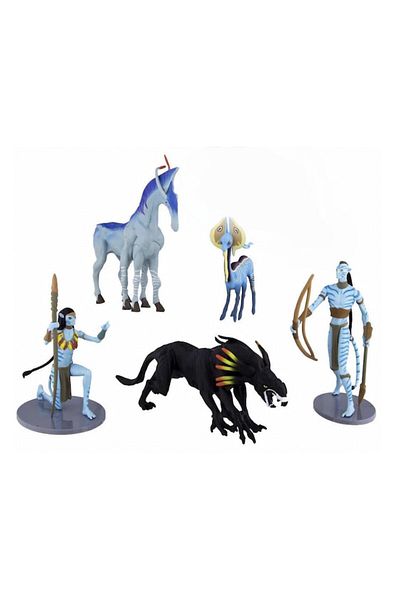 Avatar Set 5 figurine Avatar, Jake Sully, Neytiri, Mbong®, 8-13 cm