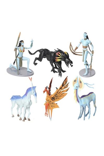 MBong Set 6 Figurine Avatar, Jake Sully, Neytiri, Mbong®, 9-15 cm