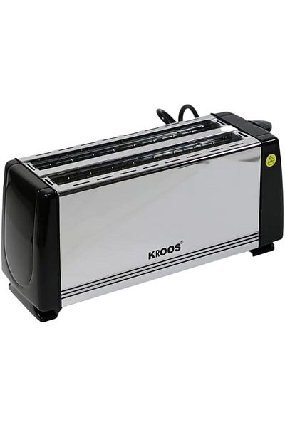 Kroos KR-5308 4-Slice Toaster, 650W, Stainless Steel Cover, Cool Touch