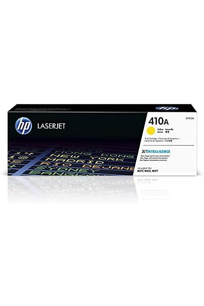 HP Original Yellow LaserJet Toner Cartridge 410A (CF412A) for HP Printers