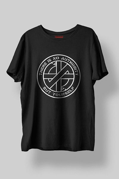 Sound Gorgeous Crass Music Printed Regular Fit Unisex Black T-Shirt 100% Cotton No:0117