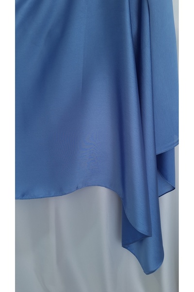 Lavena scarfs Κλασικό απλό σάλι ζαφείρι - Μπλε του ουρανού