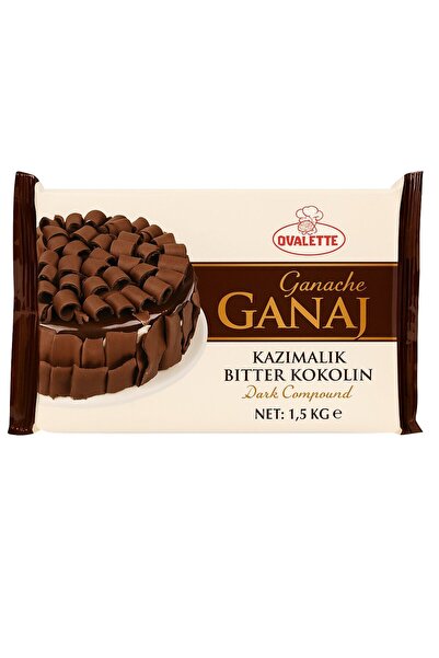 Katsan Ovalette Ovalette Bitter Kazımalık Ganaj 1.5 Kg
