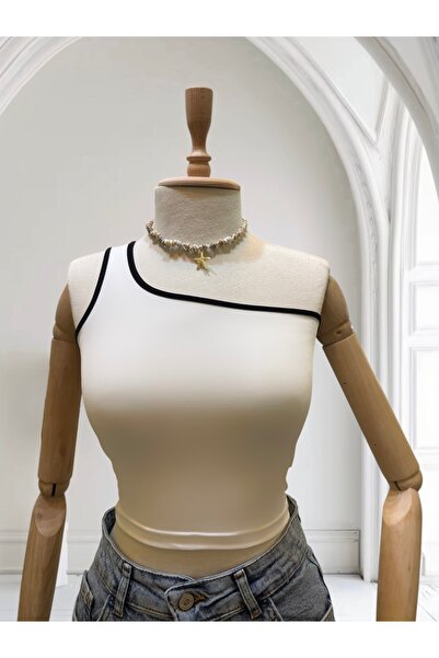 By Gecce Tek Omuzlu Basic Kadın Atlet