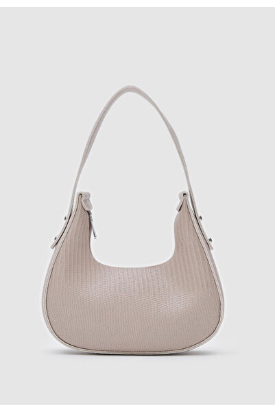 LEVA Baget krem çanta