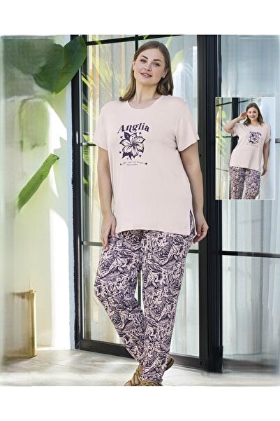 Aydoğan 250136 SET DE Pijamale cu mâneci scurte VISCOS BATTAL