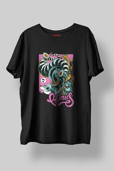 Sound Gorgeous Primus Music Printed Regular Fit Unisex Black T-Shirt 100% Cotton No:0291