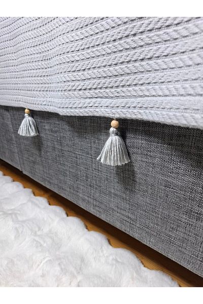 ARVA Home 100% Cotton Knitted Pique Double Bedspread 220 X 240 cm