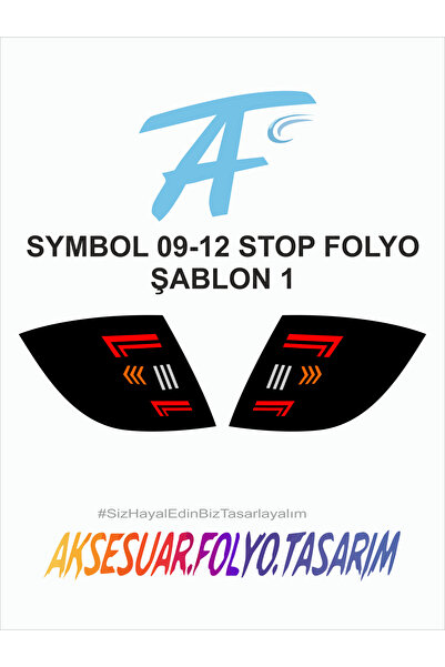 aksesuar folyo tasarım رينو سيمبول 2009-2012 إيقاف احباط