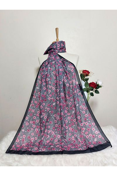 REMOMODA Patterned Soft Cotton Shawl