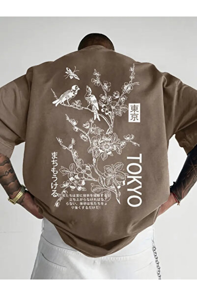 MANCY تي شيرت كبير الحجم مطبوع للجنسين