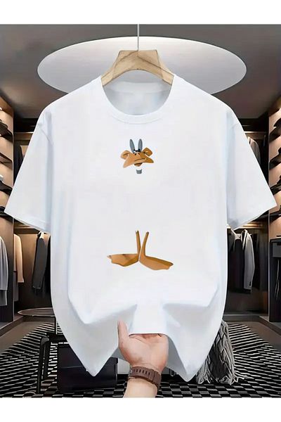 MANCY Unisex Printed Oversize T-shirt