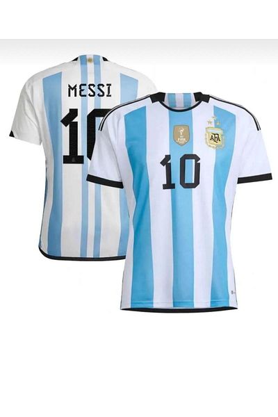 BARBITOS Argentina Leo Messi 2022 World Cup Final Jersey