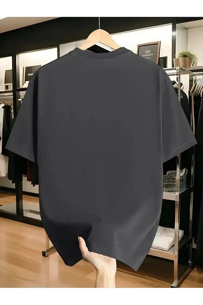 MANCY Unisex Large Size Printed Oversize 100% Cotton T-Shirt