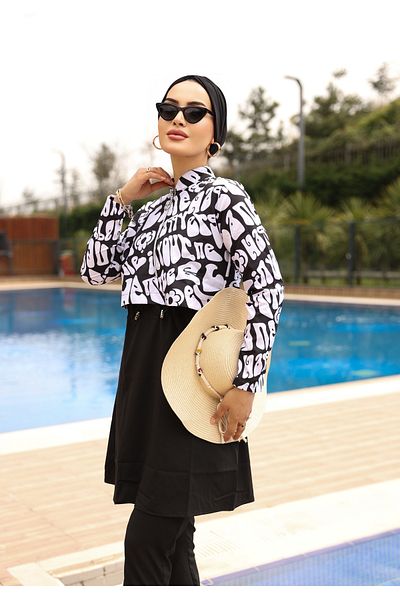 KXSPOR Kx - Hijab Swimsuit-Parachute Full Covered Hijab Swimsuit - Sea and Pool Hijab Swimsuit