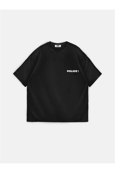 MANCY Tricou unisex Warn'a Brother imprimat oversize 100% bumbac