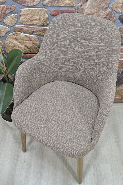 kılıfteks Büyük Kollu Sandalye Kılıfı Jakar Kumaş