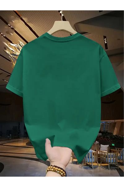 MANCY Plus Size Unisex Victory Printed Oversize T-Shirt