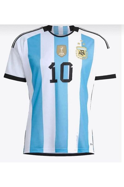 BARBITOS Argentina Leo Messi 2022 World Cup Final Jersey