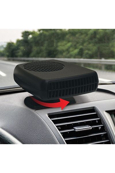FOXMAG24 Car heater, heating/cooling mode, ideal for the car Auto Heater Fan, black