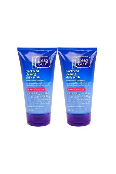 Clean Clean & Clear Daily Facial Cleanser & Blackhead Clearer 150ml 1+1 Free