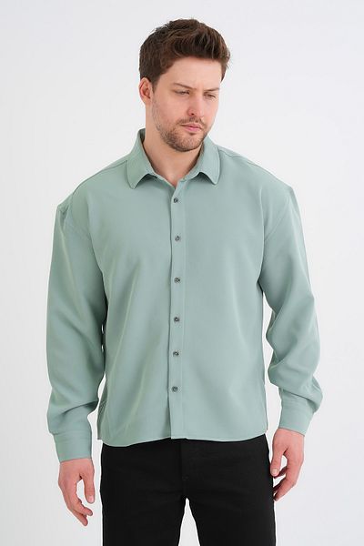 Redline Base Oversize Soft Sweat Absorbing Easy Iron Breathable Men's Shirt