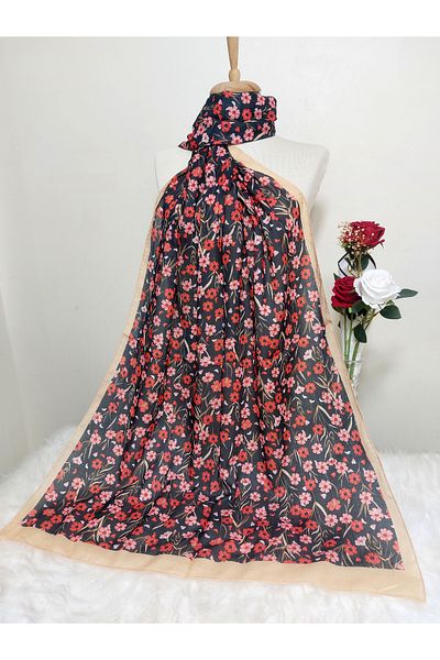 REMOMODA Patterned Soft Cotton Shawl
