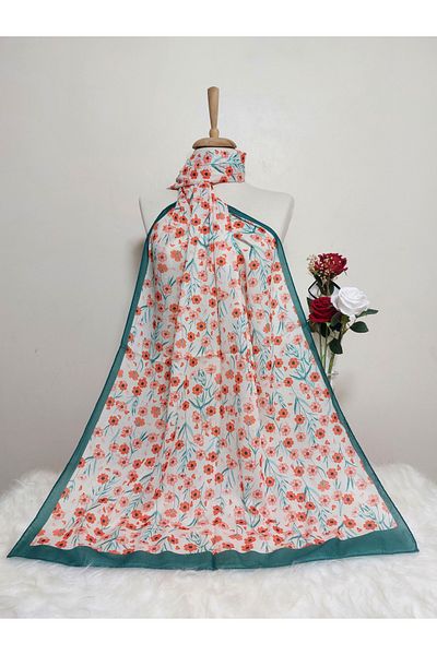 REMOMODA Patterned Soft Cotton Shawl