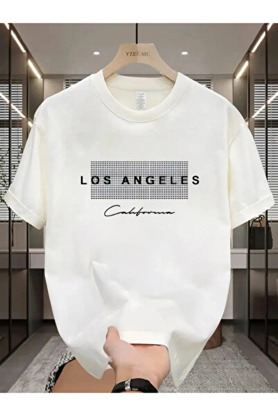 MANCY Unisek Baskılı Oversize% 100 Pamuk majica