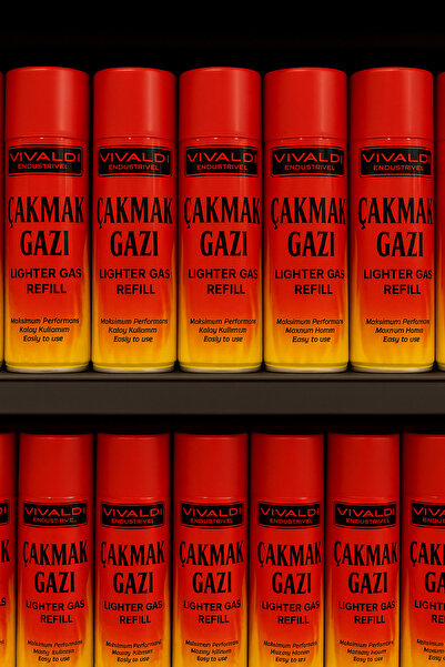 Vivaldi Home Vivaldi Endüstriyel Yüksek Dolum 270ML 12'li Set Çakmak Gazı 12x270ml