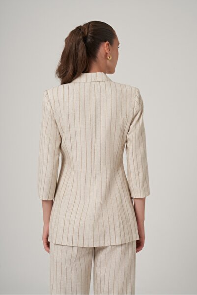 UTOPIAN Regular Çizgili Ceket
