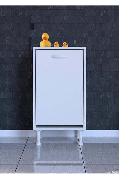 Modilayn Mutfak İçin Sihirli Kutu 45x75x32,5 cm’ lik 1 Göz Sepet Hazneli Mini Çok Amaçlı Dolap