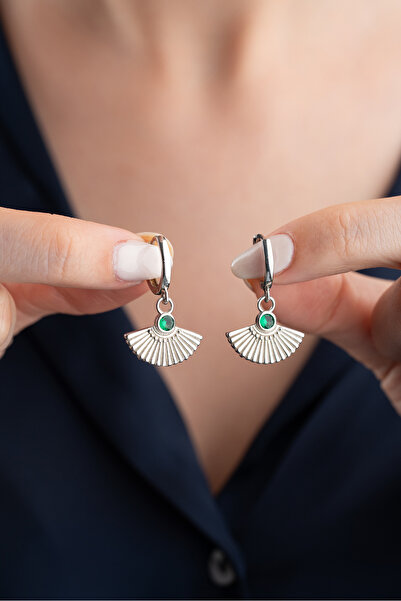 Silvano Jewelry 925 Ayar Gümüş Trend Model Küpesi