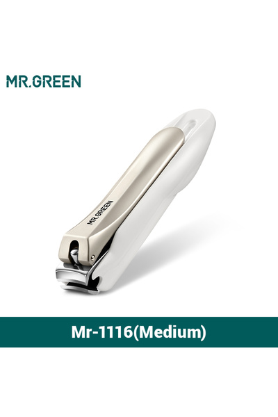 Choice مقص أظافر مضاد للرذاذ من MR.GREEN، مقاس متوسط، مقص أظافر بتصميم قابل ل...