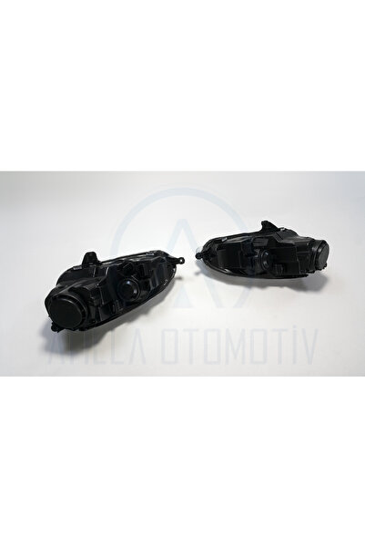 MAP Auto Teile VW GOLF 5 03-08 GTİ R32 MERCEKLİ FAR SETİ KROM SİYAH SOL-SAĞ
