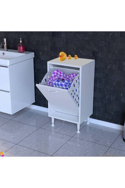 Modilayn Mutfak İçin Sihirli Kutu 45x75x32,5 cm’ lik 1 Göz Sepet Hazneli Mini Çok Amaçlı Dolap