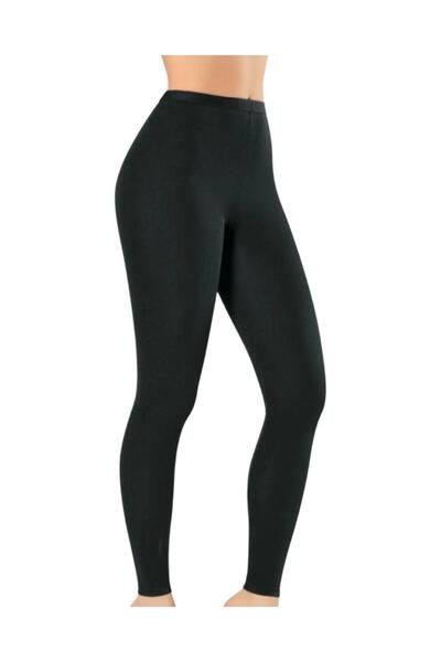 Lüx Wood 2028 ŽENSKE DUGE MODALNE LEGGINGS SA VISOKIM STRUKOM