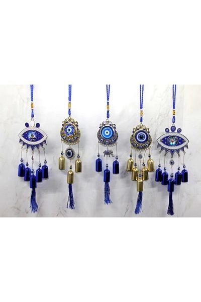 yusuftex Metal Evil Eye Bead Bell Model 1