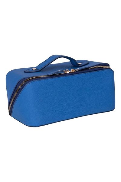 Enseb Ella Women's Travel Cosmetic Care Makeup Bag Organizer Cobalt Blue
