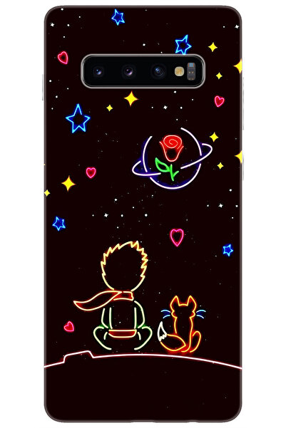 Ceppare Samsung Galaxy S10 PLUS (SM-G975F) Uyumlu Kılıf Desen Baskılı Silikon...