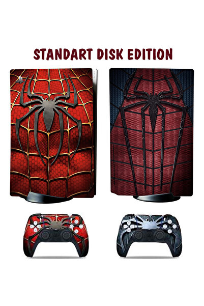 KT Decor Spider Playstation 5 Full Sticker Kaplama Seti