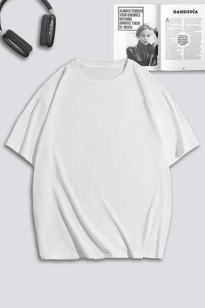 modaberry Tricou McQueen Sally Lover din 2 piese - Imprimat alb-negru, cu mânecă scurtă, cu decolteu triplu