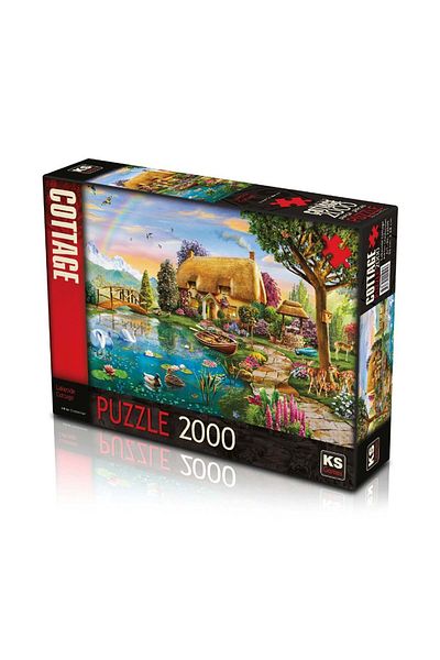 Ks Puzzle Ks Lakeside Cottage 2000 Piece Puzzle