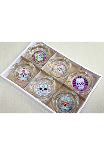 CT STONES نموذج منفضة السجائر الزجاجية 26