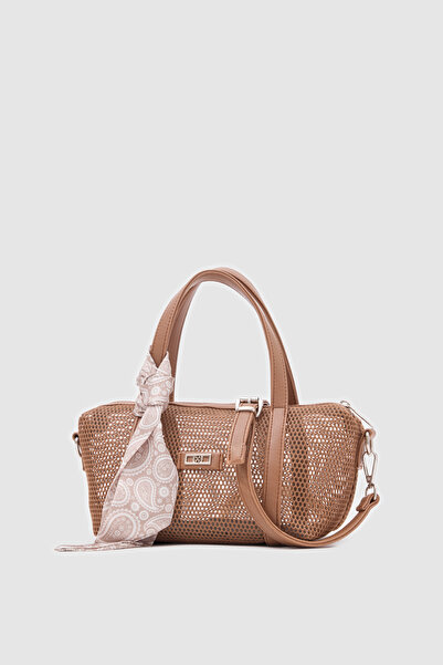 OGGO Breeze Fileli Vizon Fileli Mini El Ve Çapraz Çanta