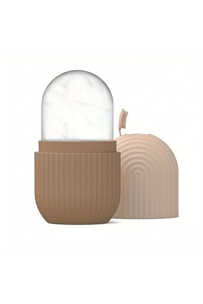 Choice Khaki Silicone Ice Cube Trays Beauty Lifting Ice Ball Face Massager Contouring Eye Roller Facial Tre